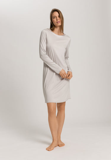 Grand Central Round Neck Nightgown 100cm | Silver Vapor 77339-2652